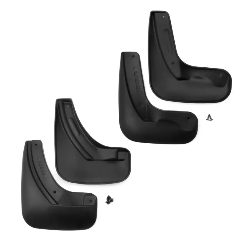 Markenprodukt Schmutzfänger Kotflügel für Skoda Octavia 2012-2020 Kunststoff Schwarz 4tlg