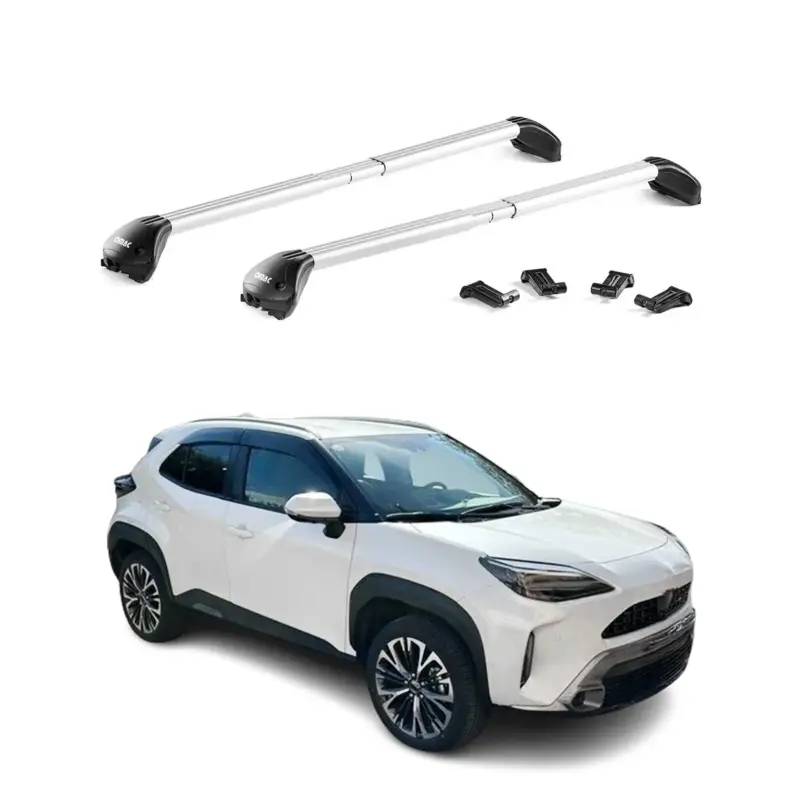 Angebot Dachträger Grundtäger für Toyota Yaris Cross 2021-2026 100kg Alu Silber 2x ABE