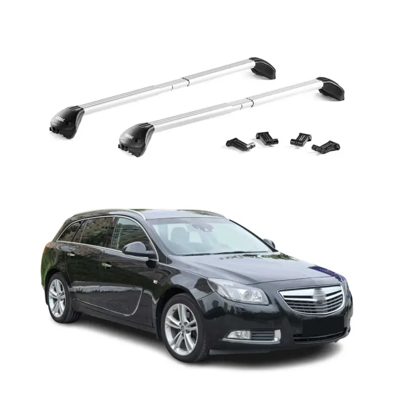Markenprodukt Dachträger Grundtäger für Opel Insignia A B Kombi 2008-2022 100kg Alu Silber ABE