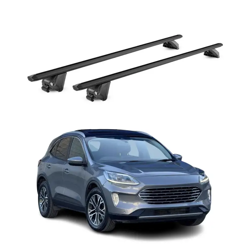 Letzte Chance Dachträger Grundtäger für Ford Kuga III 2019-2026 100kg Alu Silber 2tlg ABE