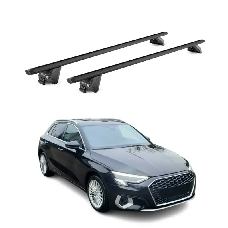 Top-Seller Dachträger Grundtäger für Audi A3 Sportback 8Y 2020-2026 100kg Alu Schwarz ABE