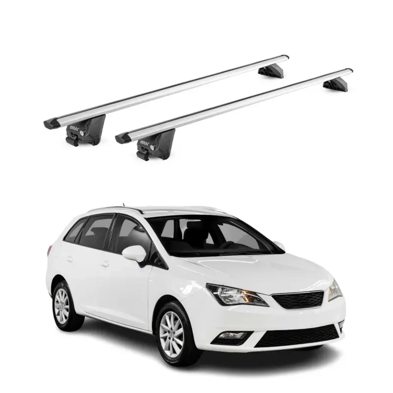 Dachträger Grundtäger für Seat Ibiza mk4 Kombi 2010-2017 100kg Alu Grau 2tlg ABE Abverkauf