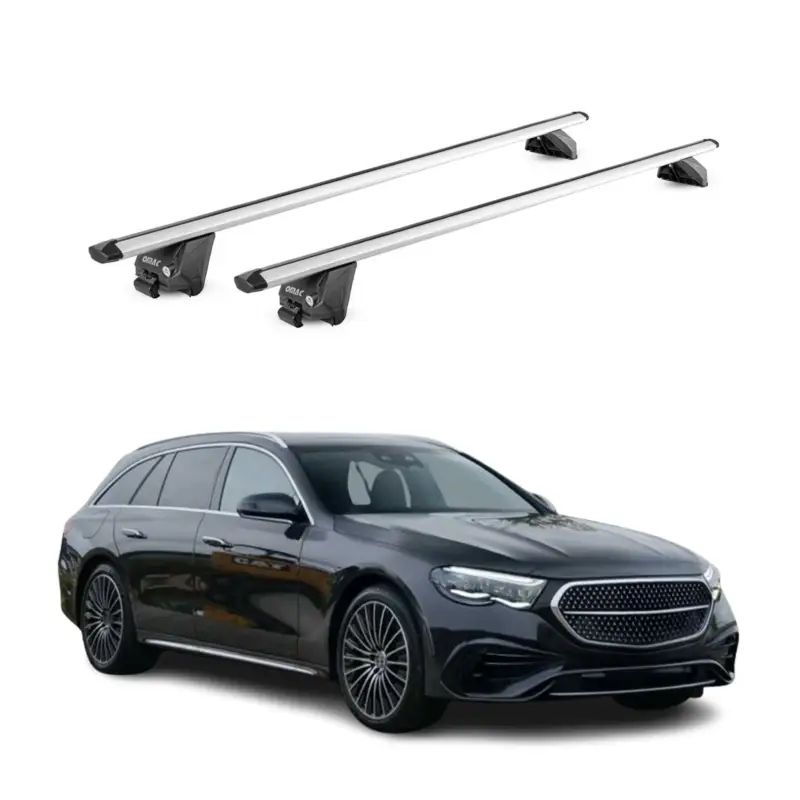 Sofort Bestellen Dachträger für Mercedes E Klasse S213 T-Modell 2016-2023 100kg Alu Silber 2x ABE