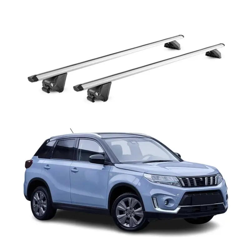 Letzte Chance Dachträger Grundtäger für Suzuki Vitara mk4 2015-2026 100kg Alu Silber 2tlg ABE