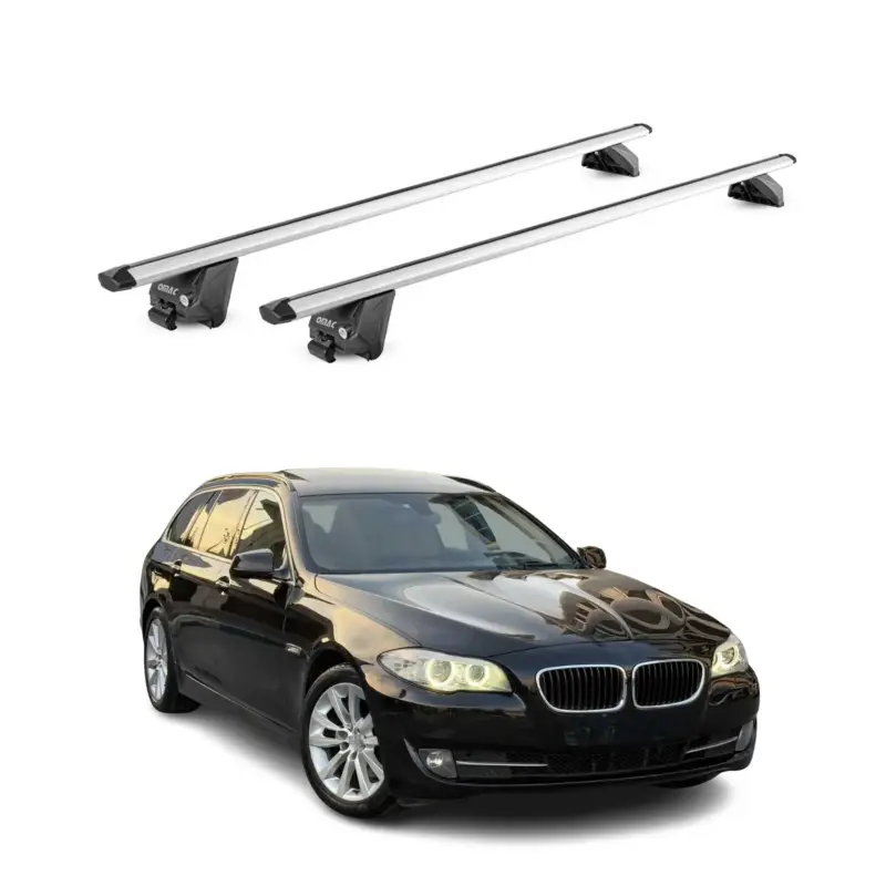 Dachträger Grundtäger für BMW 5er Touring F11 G31 2010-2023 100kg Alu Silber ABE Highlight