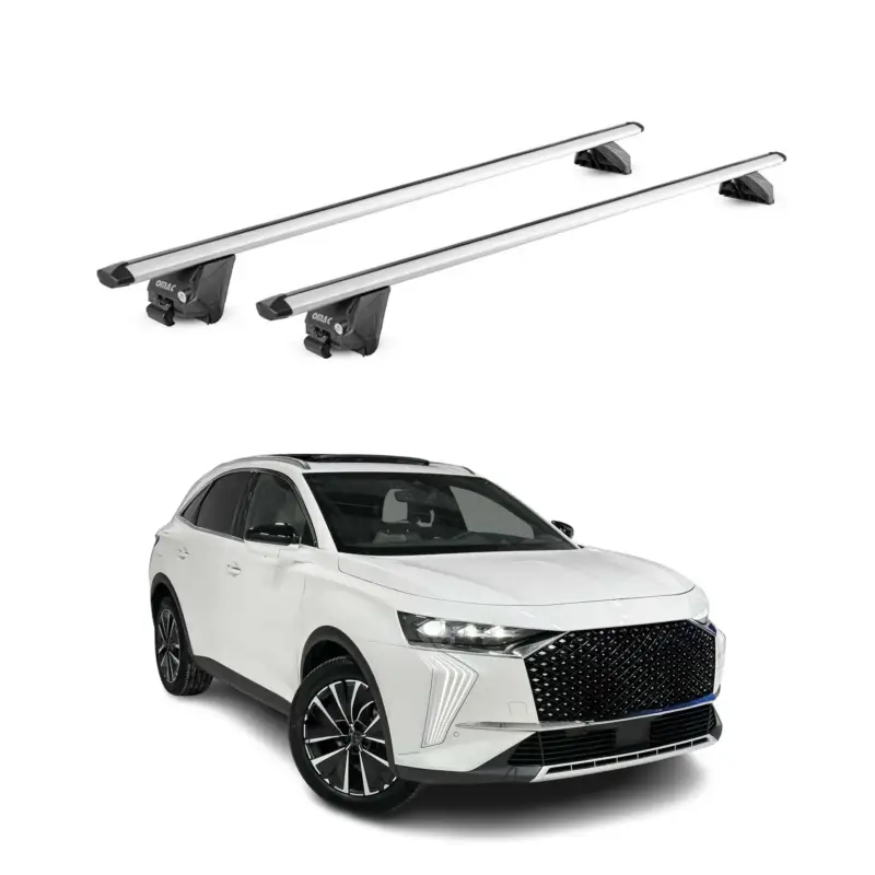 Preisknaller Dachträger Grundtäger für DS7 Crossback / DS 7 2017-2026 100kg Alu Silber 2tlg