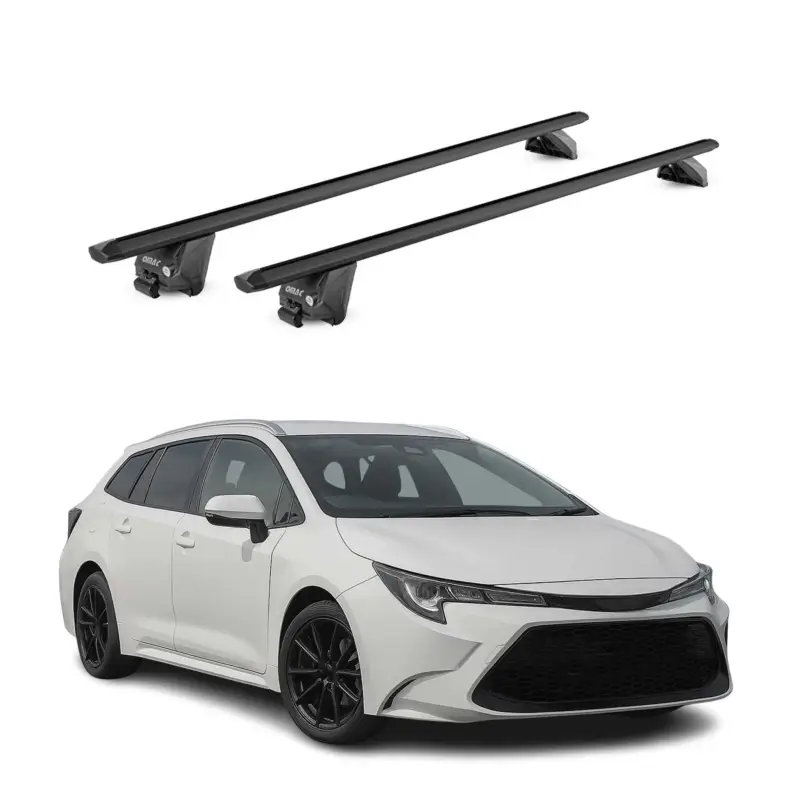 Dachträger Grundtäger für Suzuki Swace 2020-2026 100kg Alu Schwarz 2 tlg ABE Highlight