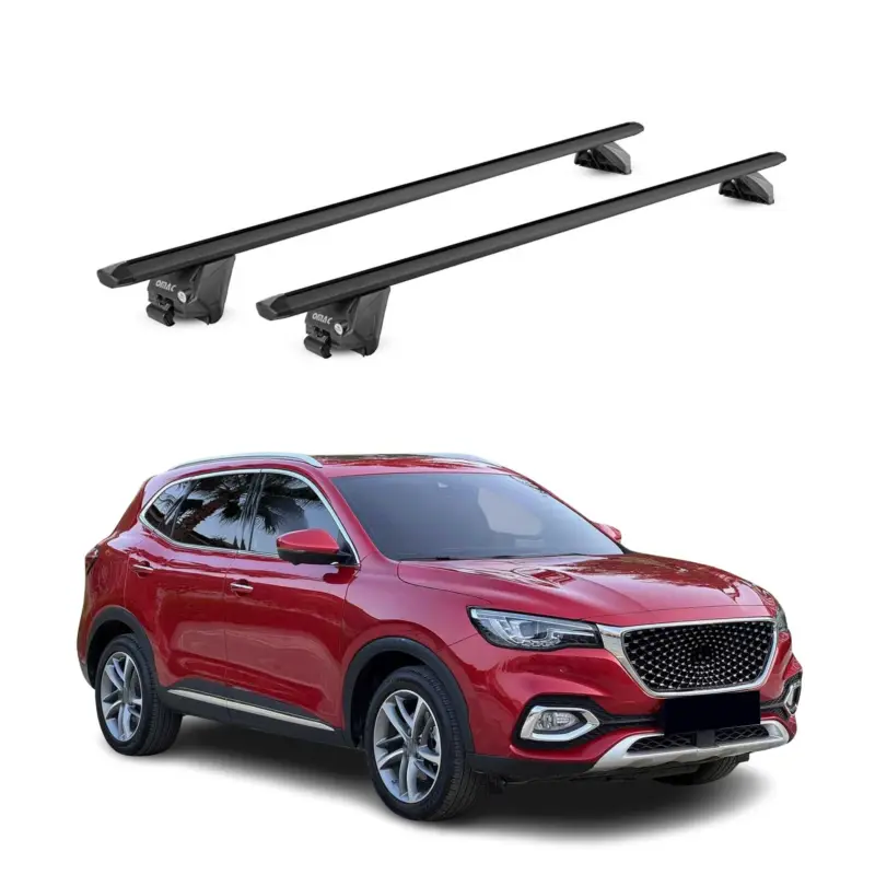 Solange Der Vorrat Reicht Dachträger Grundtäger für MG EHS 2021-2026 100kg Aluminium Schwarz 2 tlg ABE