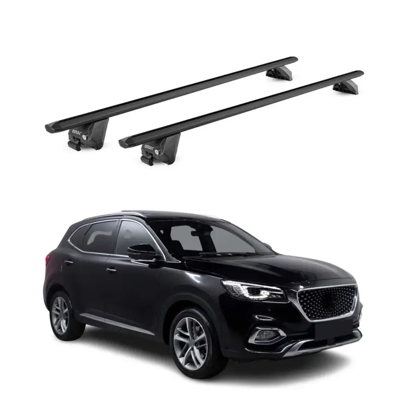 Dachträger Grundtäger für MG HS I 2018-2024 100kg Aluminium Schwarz 2 tlg ABE Sonderangebot