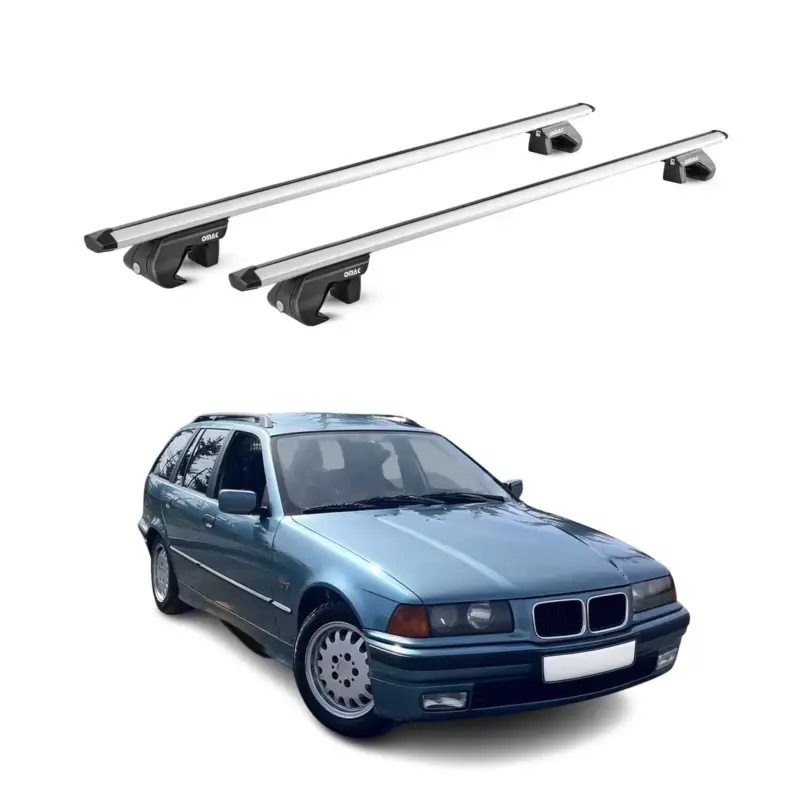 Dachträger Grundtäger für BMW 3er Touring E36 E91 1994-2012 90kg Alu Grau 2x ABE Schnäppchen