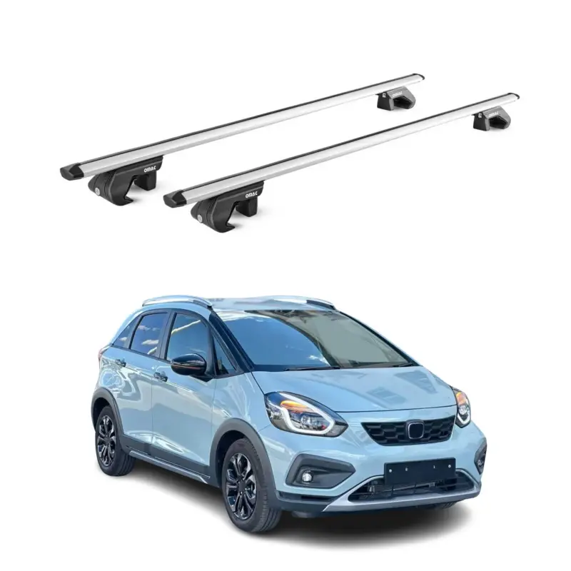 Dachträger Grundtäger für Honda Jazz Crosstar 2020-2026 90kg Alu Silber 2x ABE Sale