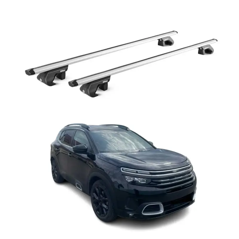 Aktuell Dachträger Grundtäger für Citroen C5 Aircross 2018-2025 90kg Alu Silber 2x ABE
