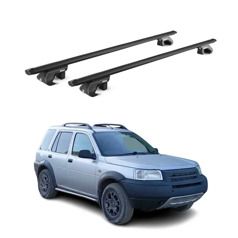 Dachträger Grundtäger für Land Rover Freelander I 1998-2006 90kg Alu Schwarz ABE Super-Preis