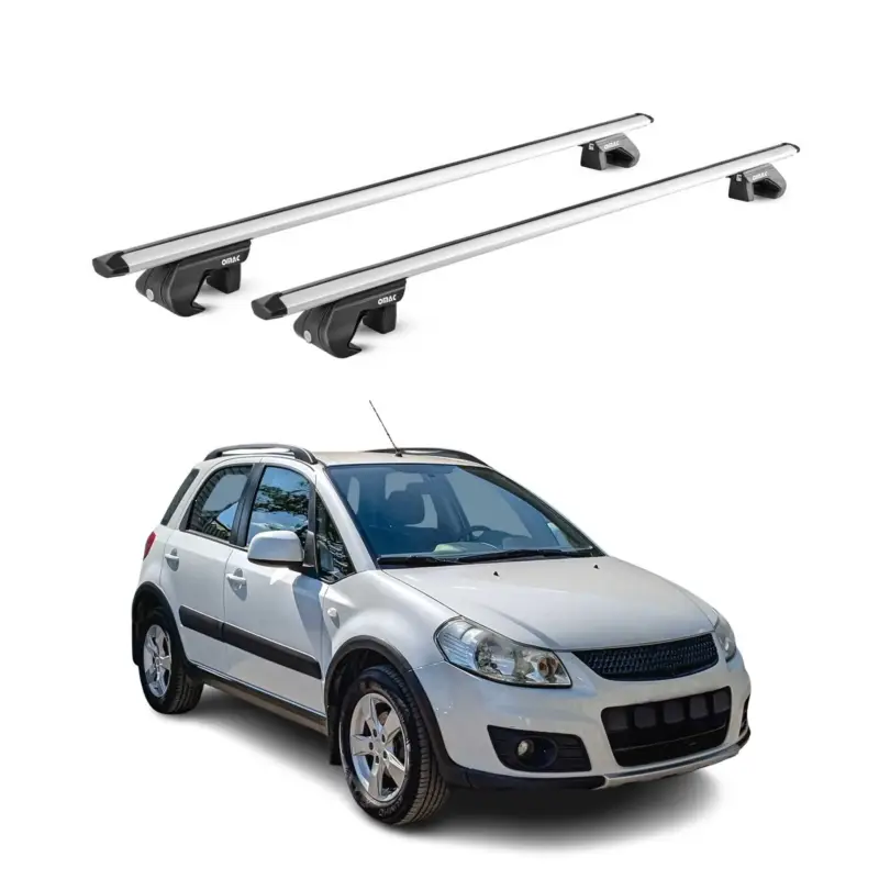 Beliebt Dachträger Grundtäger für Suzuki SX4 EY-GY 2006-2014 5 tür 90kg Alu Grau 2x ABE