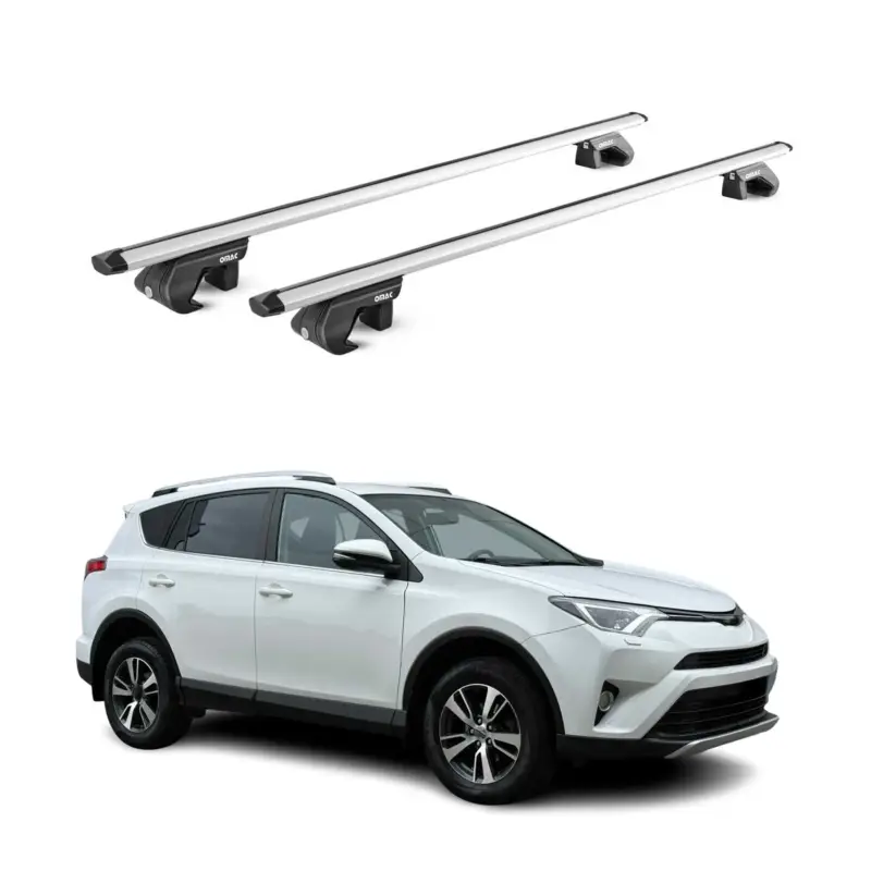 Top-Seller Dachträger Grundtäger für Toyota RAV4 XA40 2012-2018 5 tür 90kg Alu Grau 2x ABE