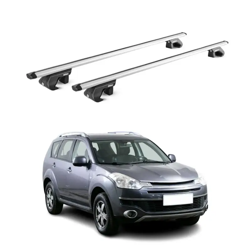 Super-Preis Dachträger Grundtäger für Citroen C-Crosser 2007-2012 5 tür 90kg Alu Grau 2x ABE