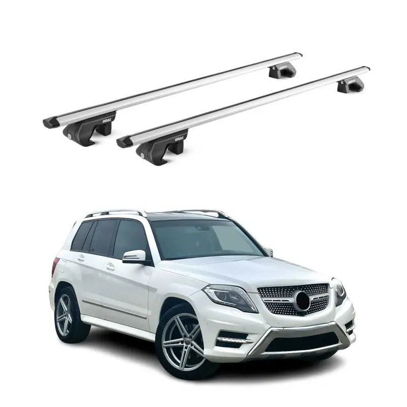 Sonderangebot Dachträger Grundtäger für Mercedes GLK Klasse X204 2008-2015 90kg Alu Silber ABE