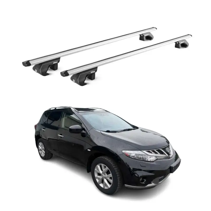Sonderaktion Dachträger Grundtäger für Nissan Murano Z51 2007-2014 5 tür 90kg Alu Grau 2x ABE