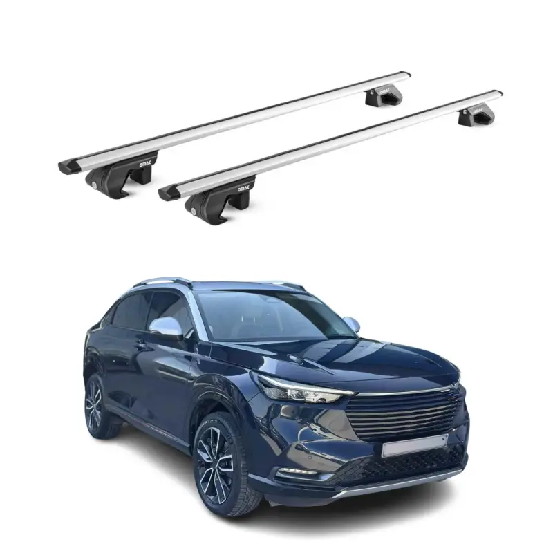Dachträger Grundtäger für Honda HR-V 2021-2026 90kg Aluminium Silber 2 tlg ABE Neu