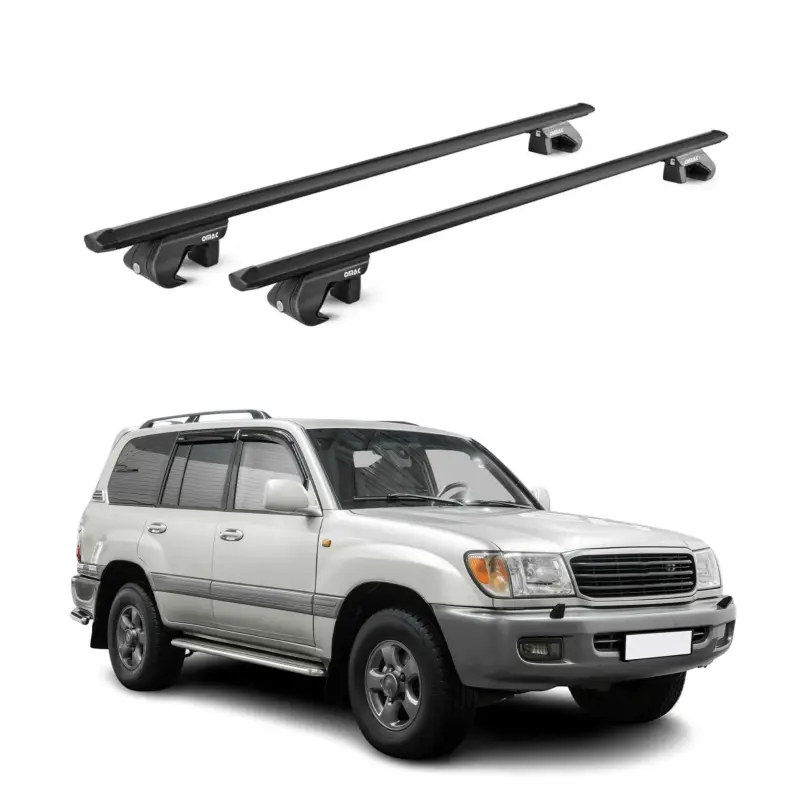 Sale Dachträger für Toyota Land Cruiser 90 120 1996-2009 5 tür 90kg Alu ABE Schwarz
