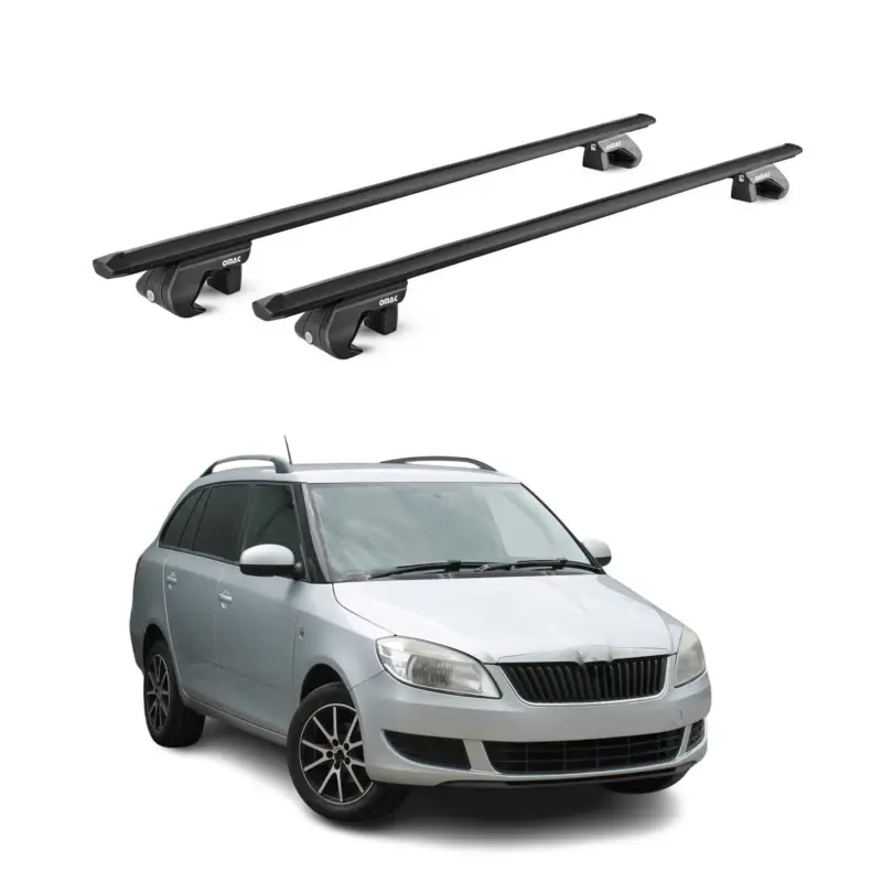 Sonderangebot Dachträger Grundtäger für Skoda Fabia Scout 2007-2014 5 tür 90kg Alu Schwarz ABE