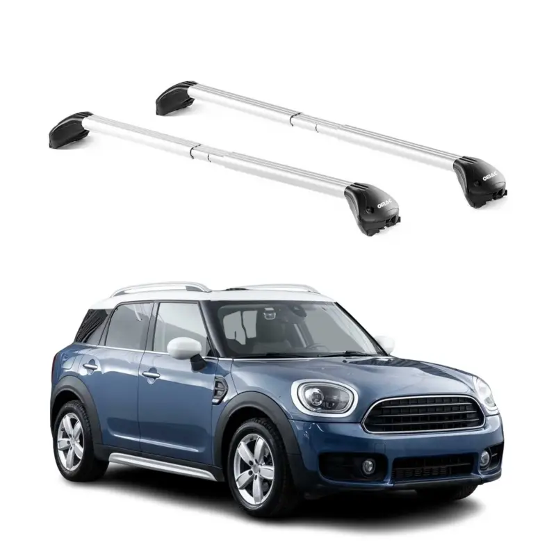 Dachträger für Mini Countryman F60 2017-2023 5 tür 100kg Alu Silber 2x ABE Kracherpreis