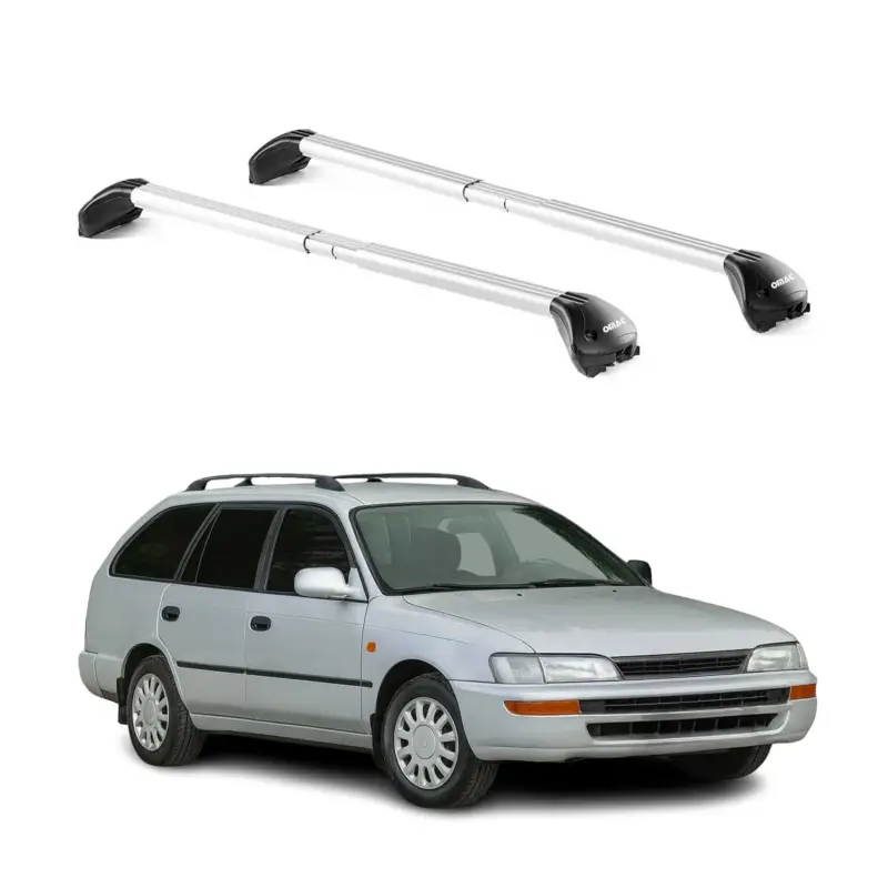 Dachträger für Toyota Corolla Kombi 1992-1997 5 tür 100kg Alu Silber 2x ABE Bestseller