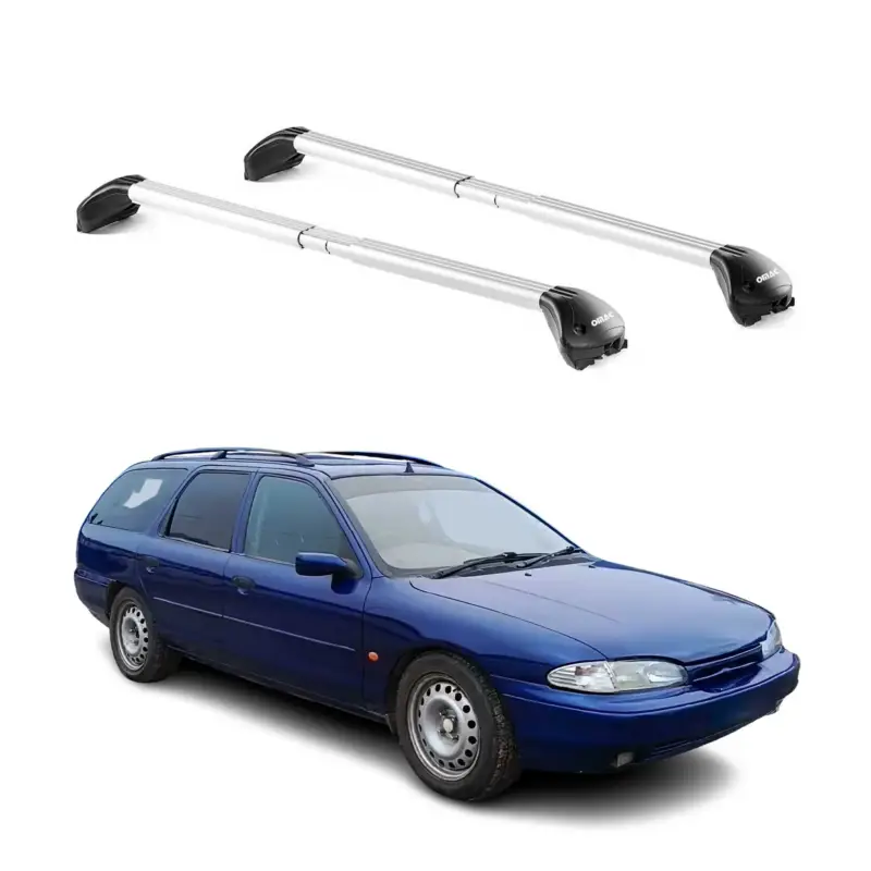Top-Seller Dachträger Grundtäger für Ford Mondeo Kombi 1993-2014 5 tür 100kg Alu Silber ABE