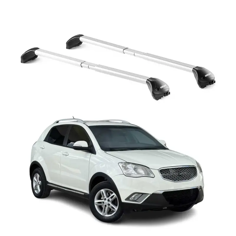 Dachträger Grundtäger für Ssangyong Korando 2010-2019 5 tür 100kg Alu Silber ABE Letzte Chance