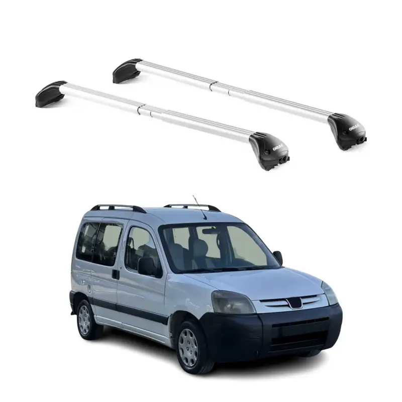 Dachträger für Peugeot Partner mk1 2002-2008 FL 5 tür 100kg Alu Silber 2x ABE Kracherpreis