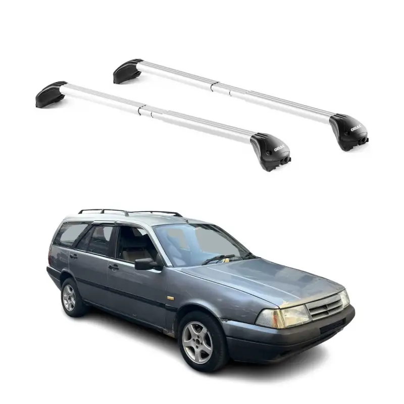 Super-Preis Dachträger Grundtäger für Fiat Tempra Kombi 1990-1996 5 tür 100kg Alu Silber ABE