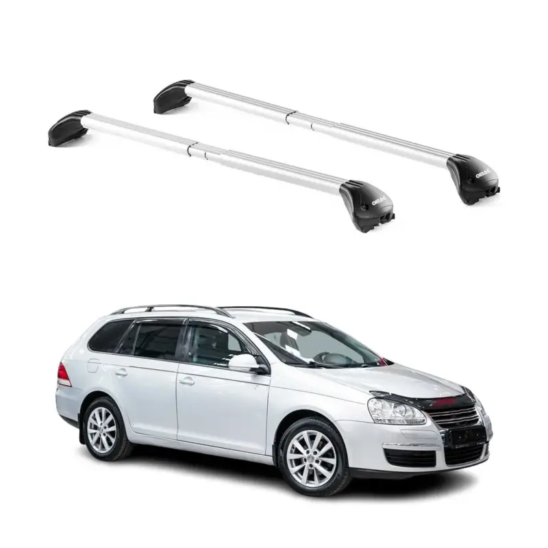Dachträger für VW Golf VI VII Kombi/Alltrack/Sportvan 2009-2020 5 tür 100kg Grau Günstig