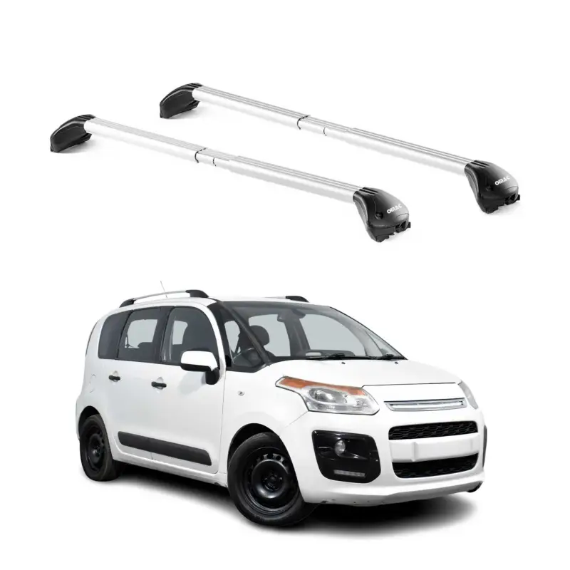 Dachträger Grundtäger für Citroen C3 Picasso 2008-2017 5tür 100kg Alu ABE Silber Super-Preis