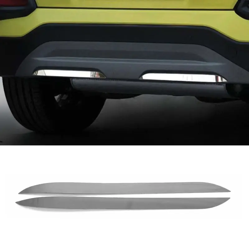 Sonderangebot Stoßstangen Diffusor Auspuffrahmen für Hyundai Kona 2017-2020 Edelstahl Chrom