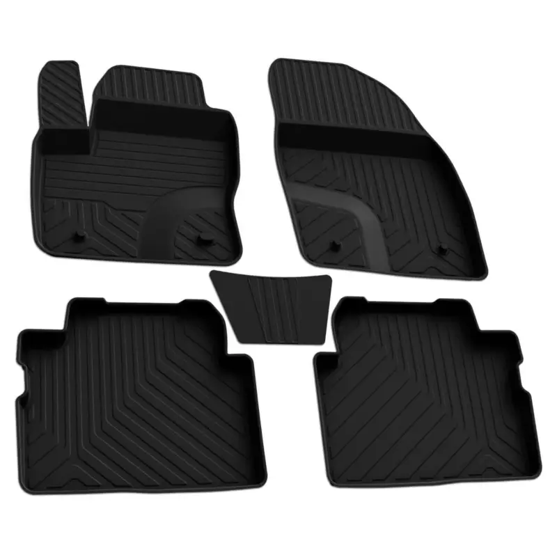 Fußmatten 3D Automatten Gummimatten für Ford Focus C-Max 2002-2010 Schwarz 4x Preis Gesenkt