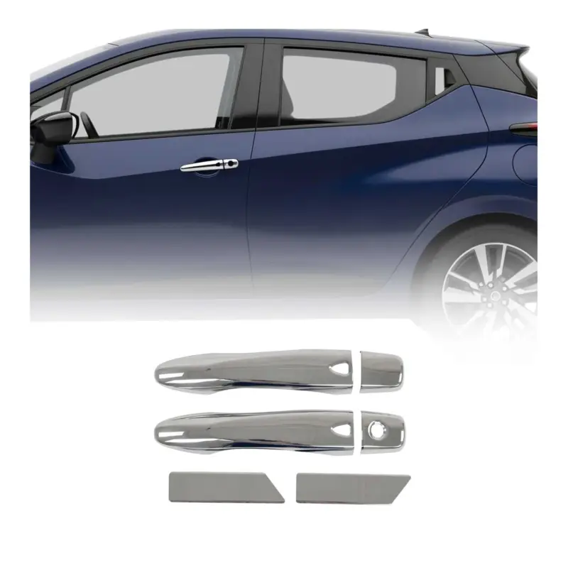 Chrom Türgriff Blende für Nissan Micra 2017-2020 4-Tür Edelstahl 6tlg Schneller Versand