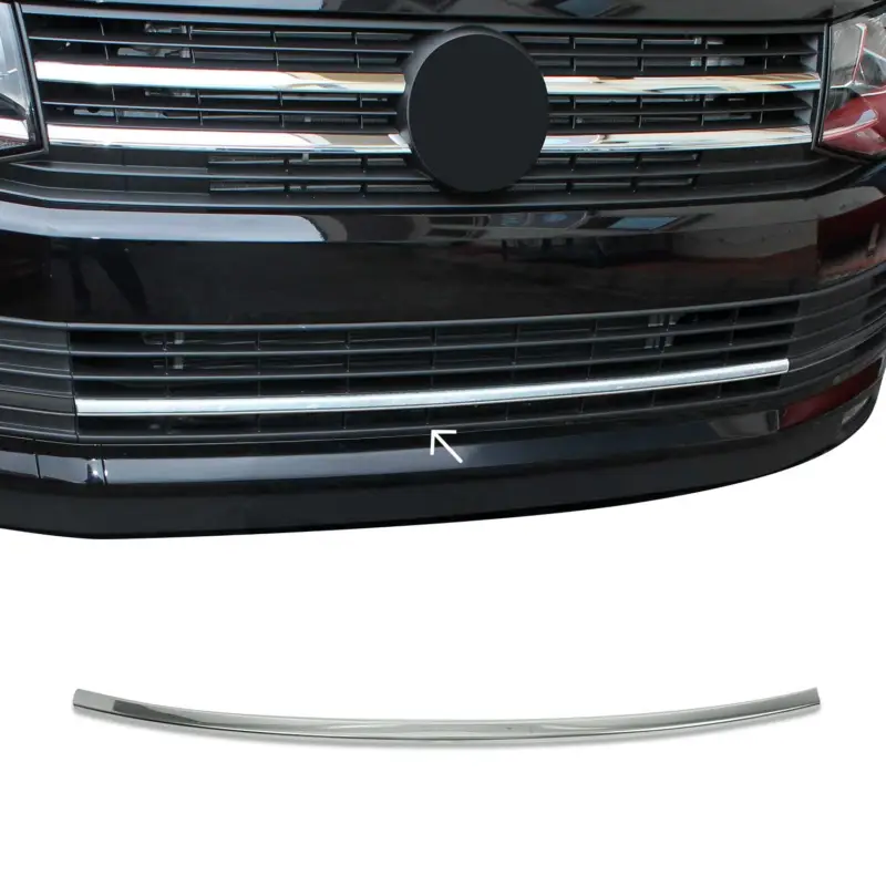 Kühlergrill Leisten Grillleisten für VW T6.1 Transporter 2019-24 Edelstahl Chrom Sichere Zahlung