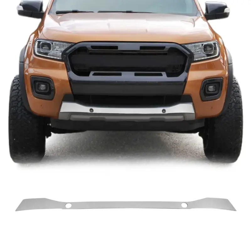 Neue Kollektion Kühlergrill Leisten Grillleisten für Ford Ranger 2018-2020 Edelstahl Chrom 3tlg
