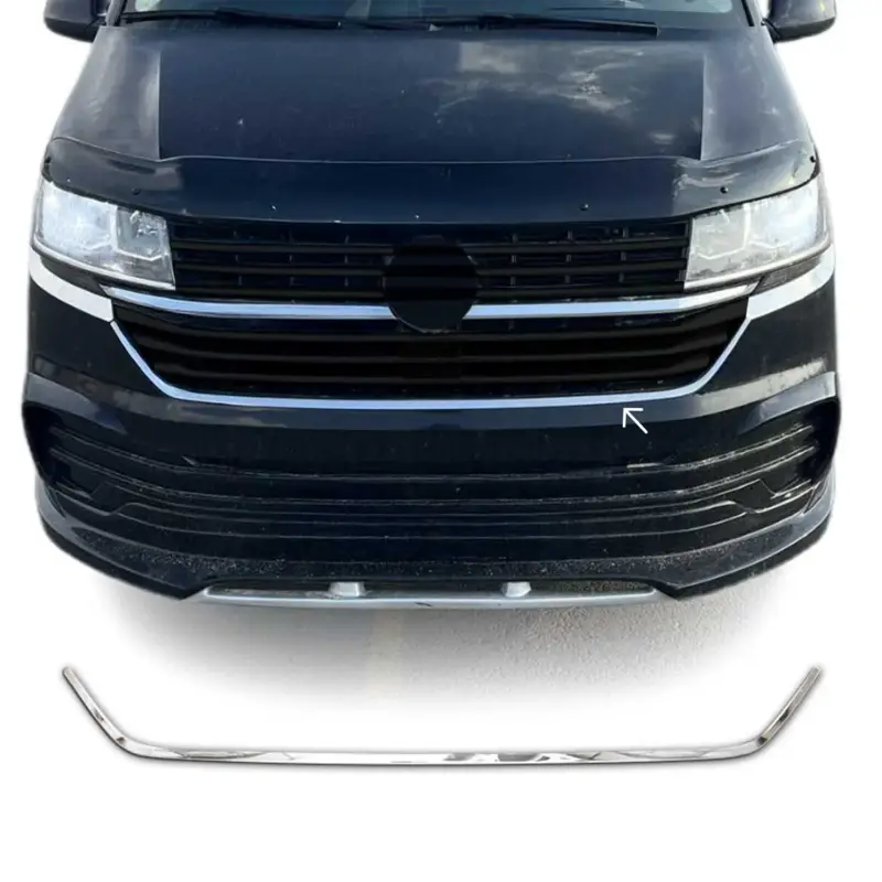 Preisknaller Grillleisten Kühlergrill Leisten für VW T6.1 Transporter 2019-24 Edelstahl Chrom
