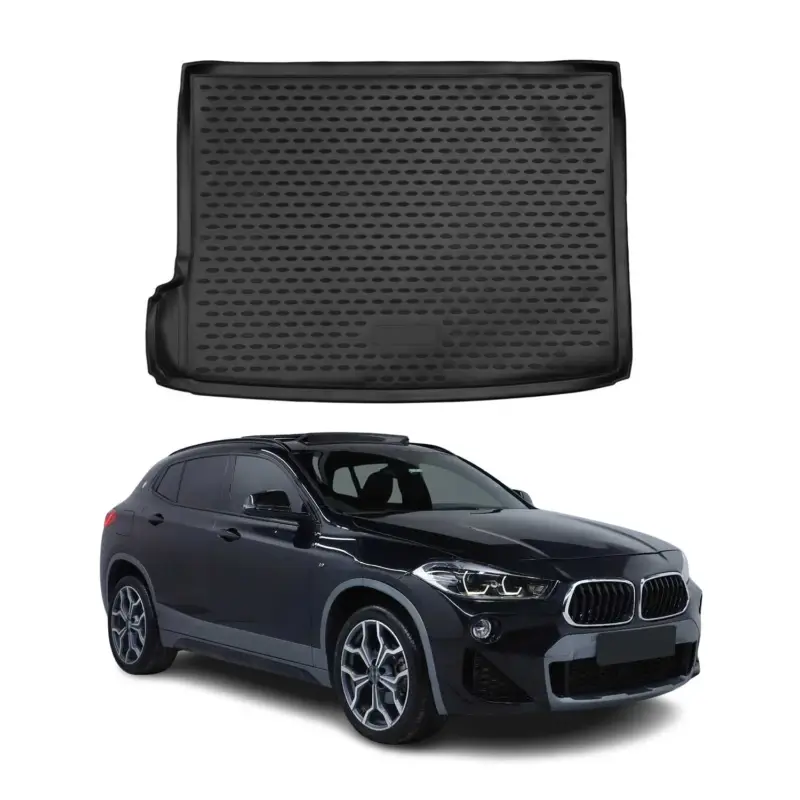 Bestpreis Kofferraummatte Kofferraumwanne für BMW X2 F39 2018-2023 Gummi TPE Schwarz