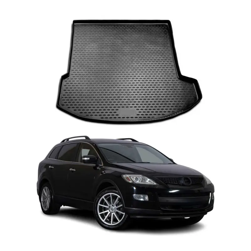 Super-Preis Kofferraummatte Kofferraumwanne für Mazda CX-9 2006-2017 Gummi TPE Schwarz