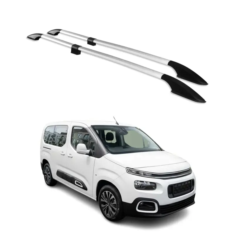 Dachreling Dachgepäckträger für Citroen Berlingo 2018-2026 L2 Langer Alu Grau Sale