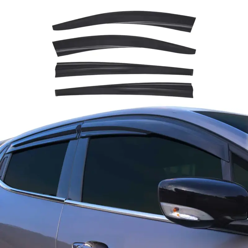 4x Windabweiser Regenabweiser für Dacia Sandero Schrägheck Stepway 2008-12 Acryl Preis Gesenkt
