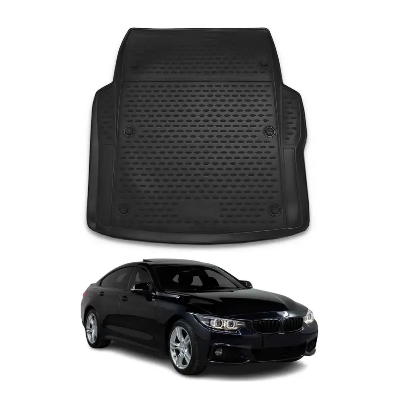 Kofferraummatte Kofferraumwanne für BMW 4er F32 Coupe 2013-2020 Gummi TPE Markenprodukt