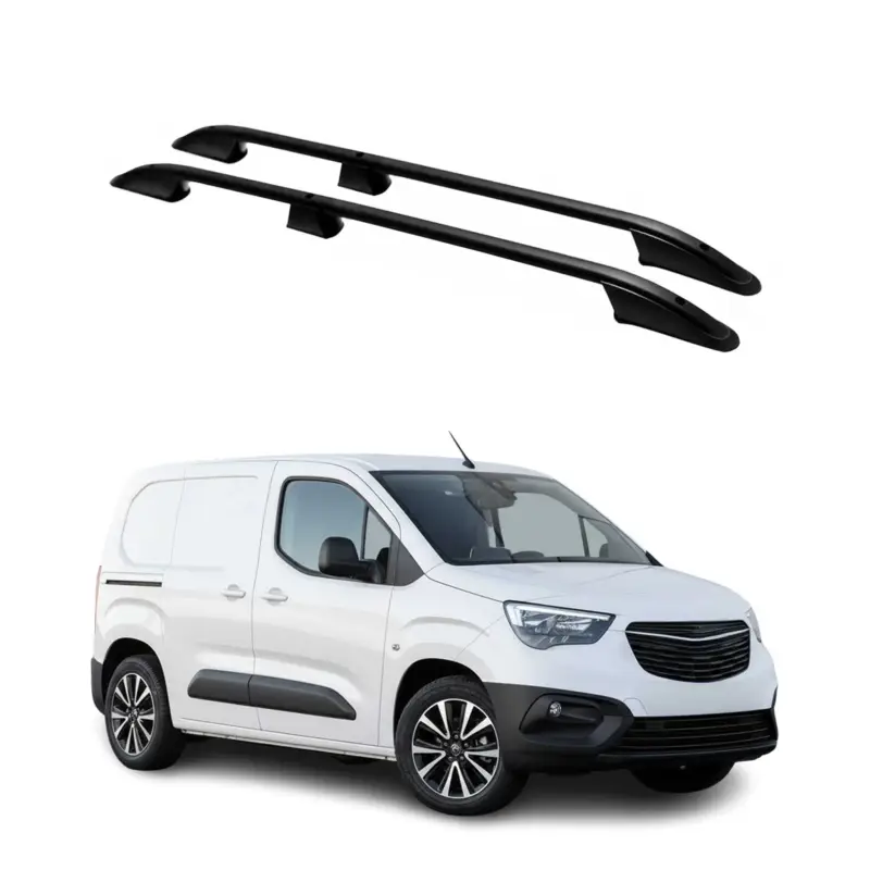 Dachreling Dachgepäckträger für Opel Combo E 2019-24 Kurzer Radstand Alu Schwarz Direktkauf