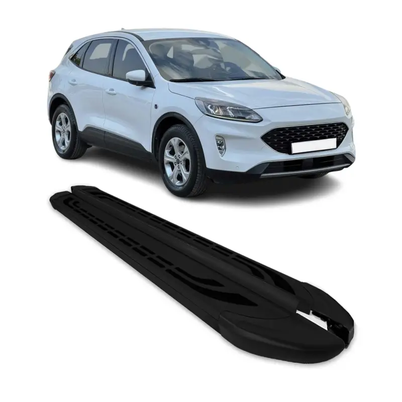 Ausverkauf Trittbretter Seitenschweller Seitenbretter für Ford Kuga II 2012-2019 Schwarz