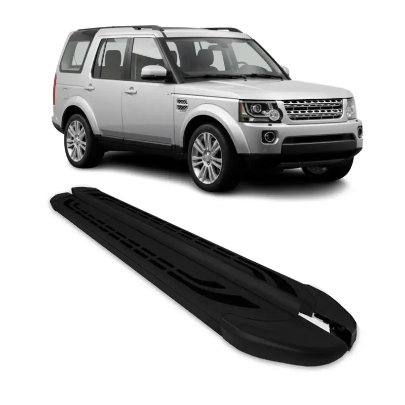 Begrenztes Angebot Trittbretter Seitenschweller für Land Rover Discovery 2009-2017 Alu Schwarz