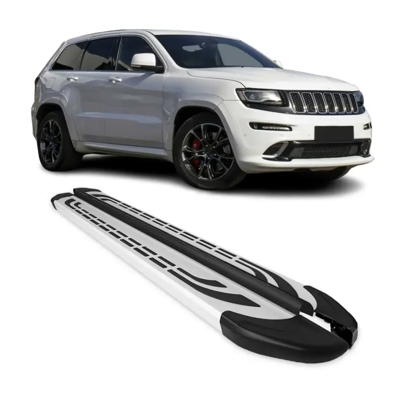Zertifiziert Trittbretter Seitenschweller Seitenbretter für Jeep Grand Cherokee 2011-2021 Alu