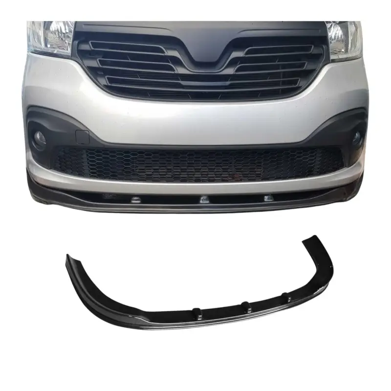 Aktuell Frontspoiler Lippe Stoßstange Splitter für Renault Trafic 2014-2022 ABS Schwarzv