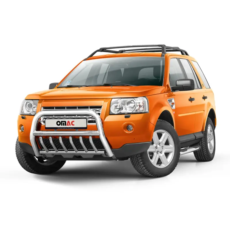 Frontbügel Frontschutzbügel für Land Rover Freelander 2007-2014 ABE Stahl Silber Wochenendangebot